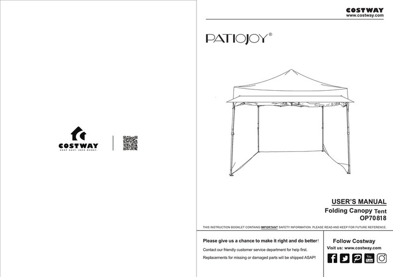Costway PATIOJOY OP70818 user manual