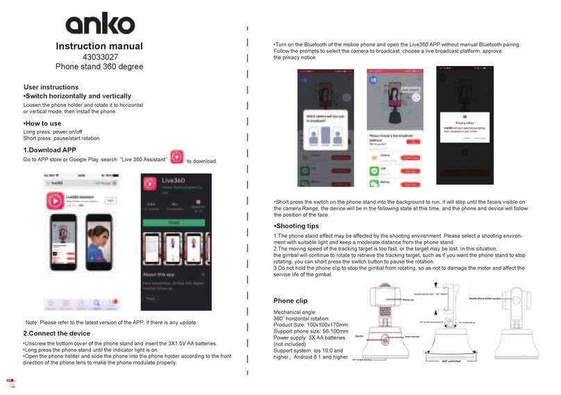 anko 43033027 instruction manual