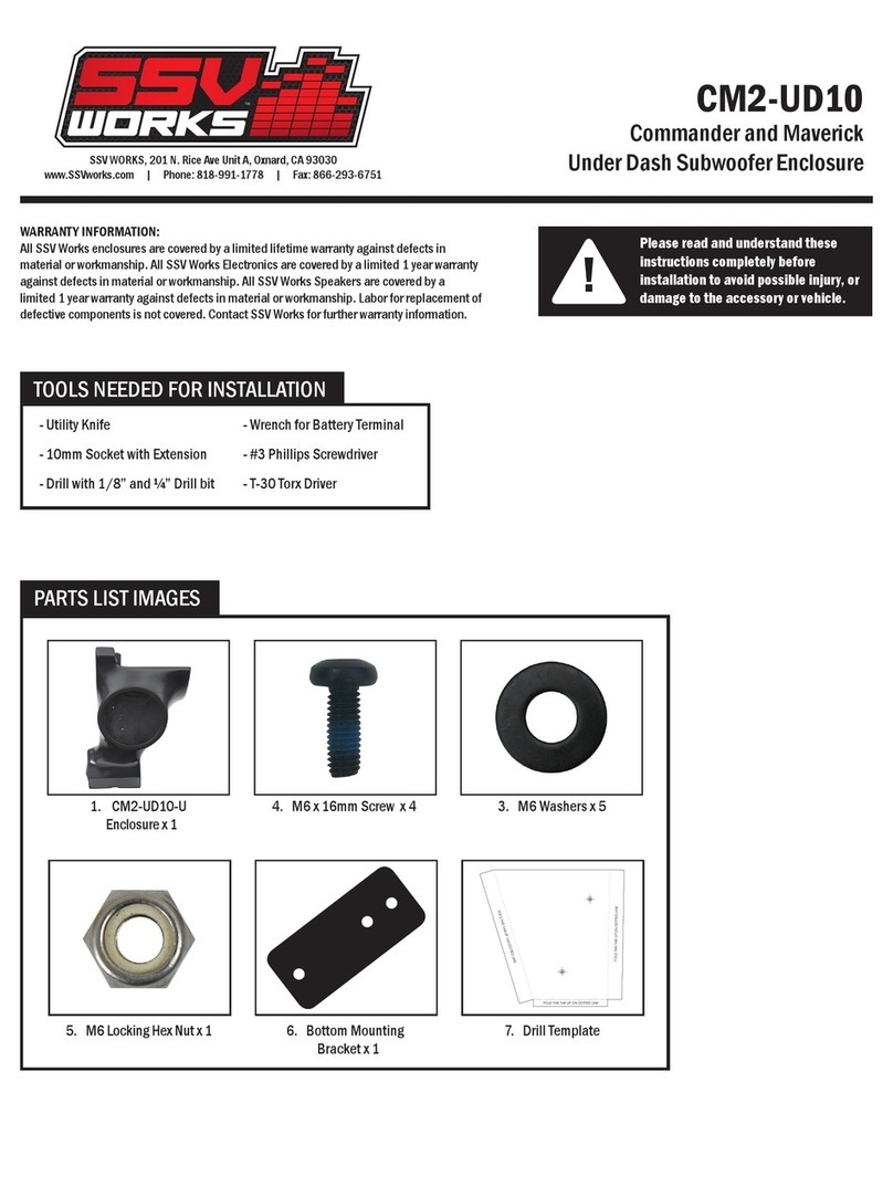 SSV Works CM2-UD10 User manual
