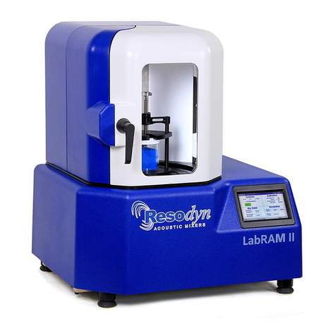 Resodyn LabRAM II User manual
