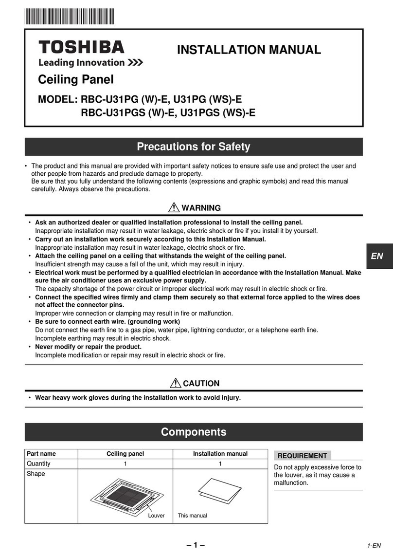 Toshiba RBC-U31PG W-E User manual