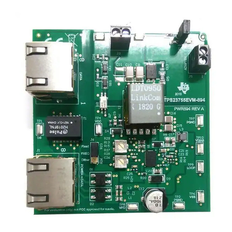 Texas Instruments TPS23755EVM-894 User manual