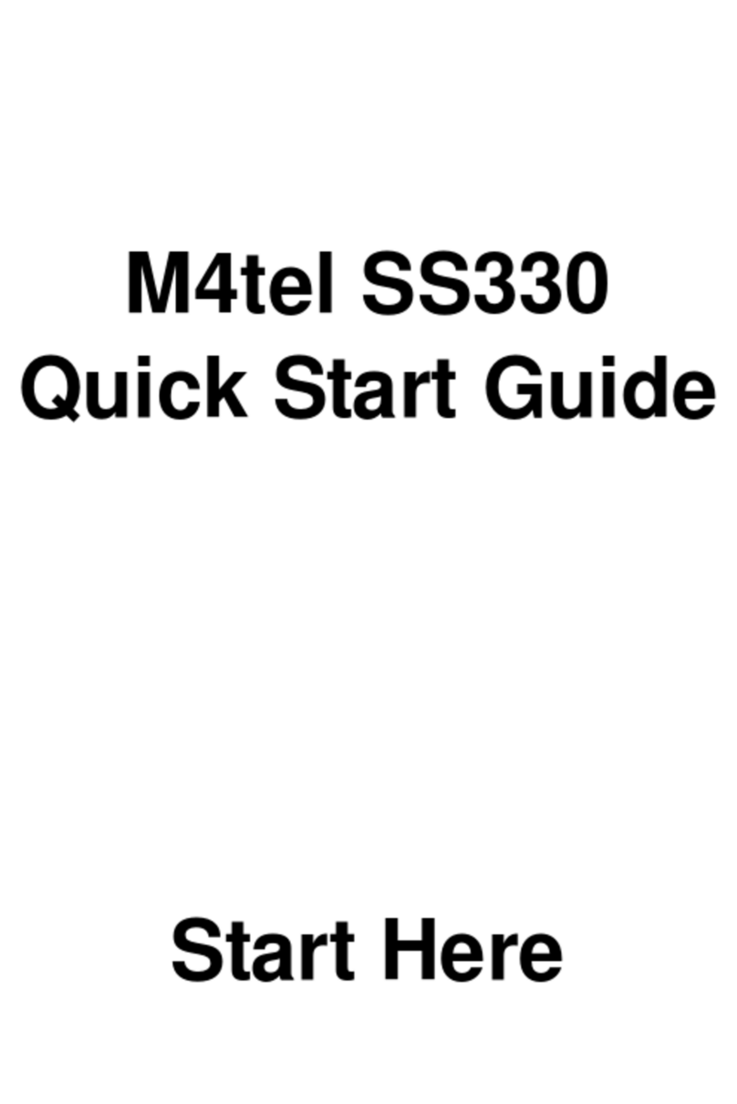 M4TEL SS330 User manual