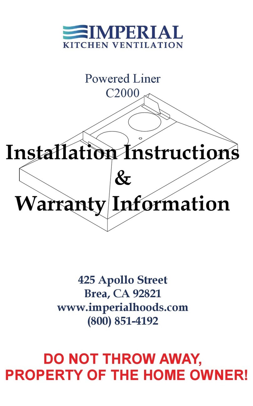 Imperial C2000SD2 Installation guide