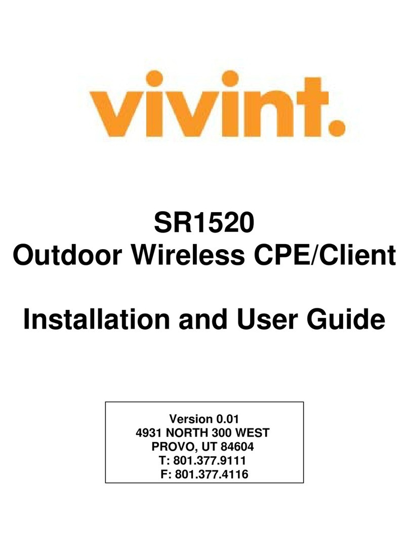 Vivint SR1520 User manual