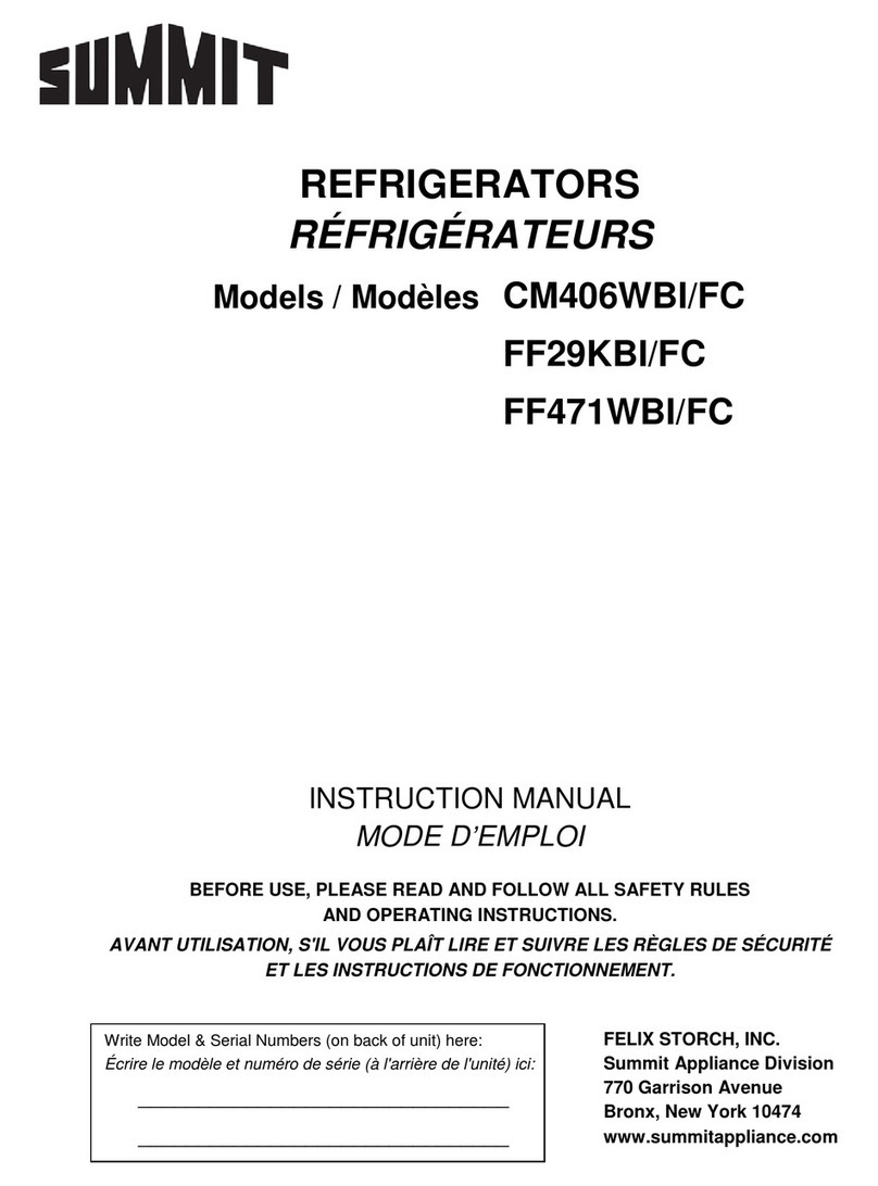 Summit FF471WBI/FC User manual Summit FF471WBI/FC User manual