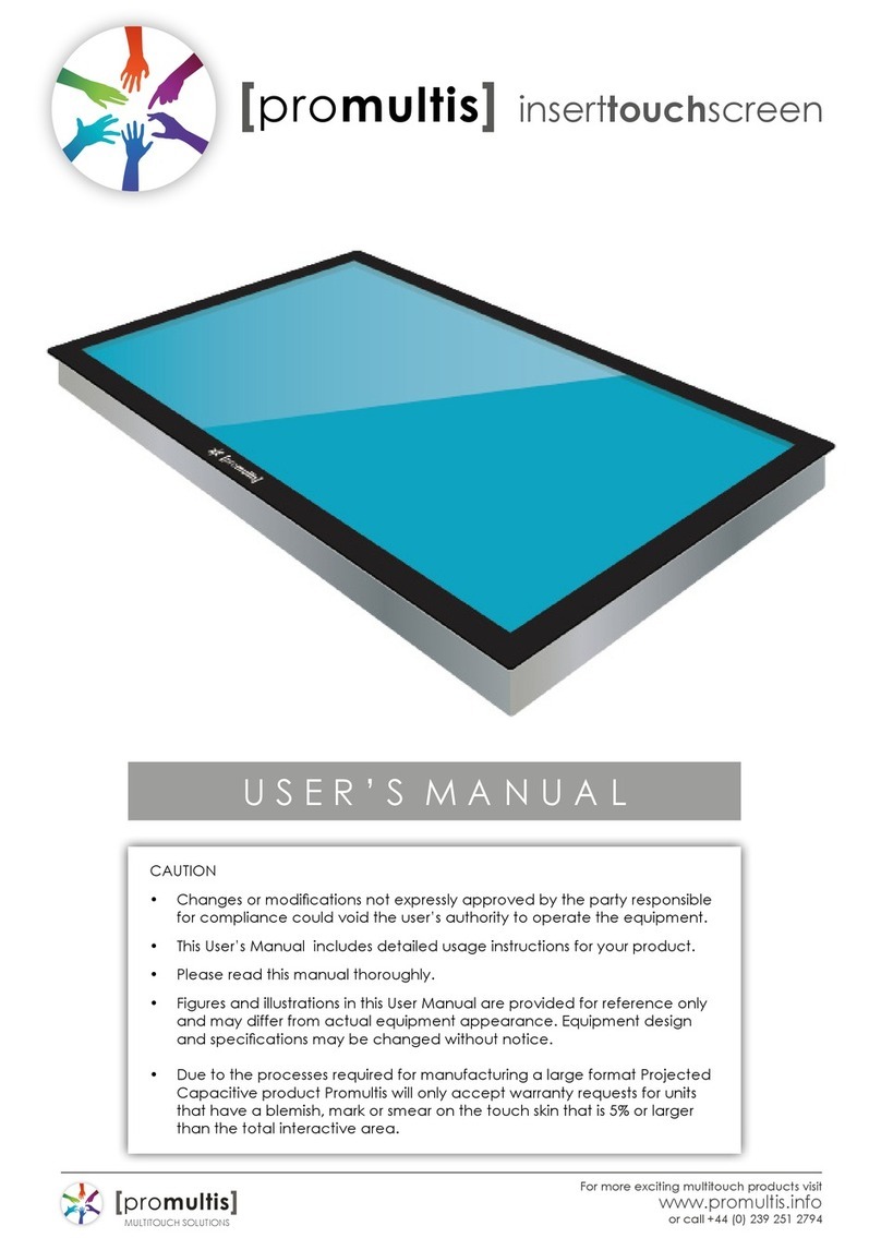 PROMULTIS inserttouchscreen user manual