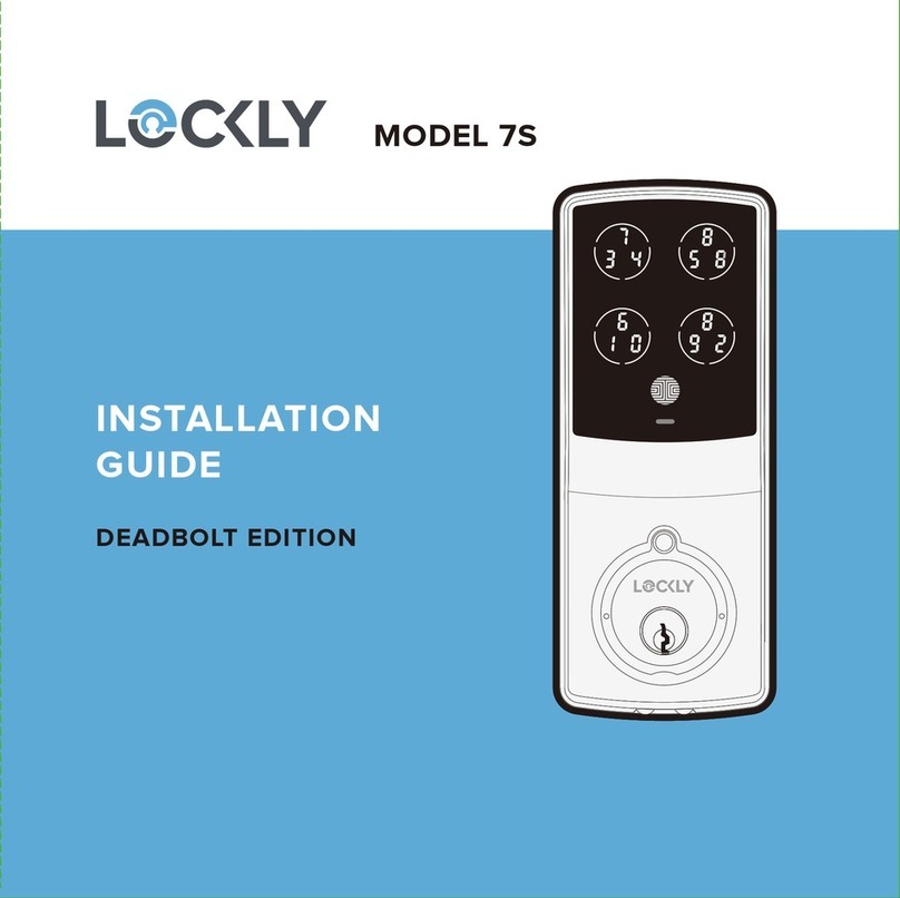Lockly DEADBOLT EDITION 7S installation guide