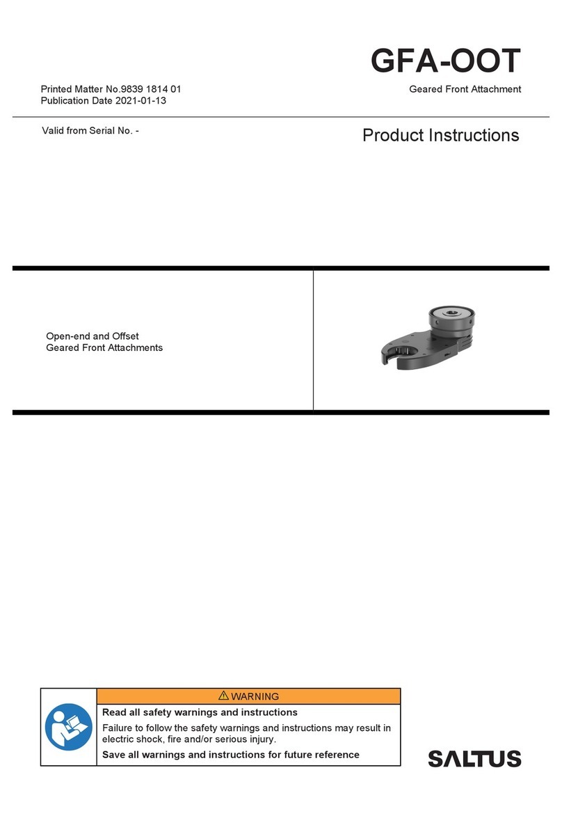 Saltus GFA-OOT Product instructions