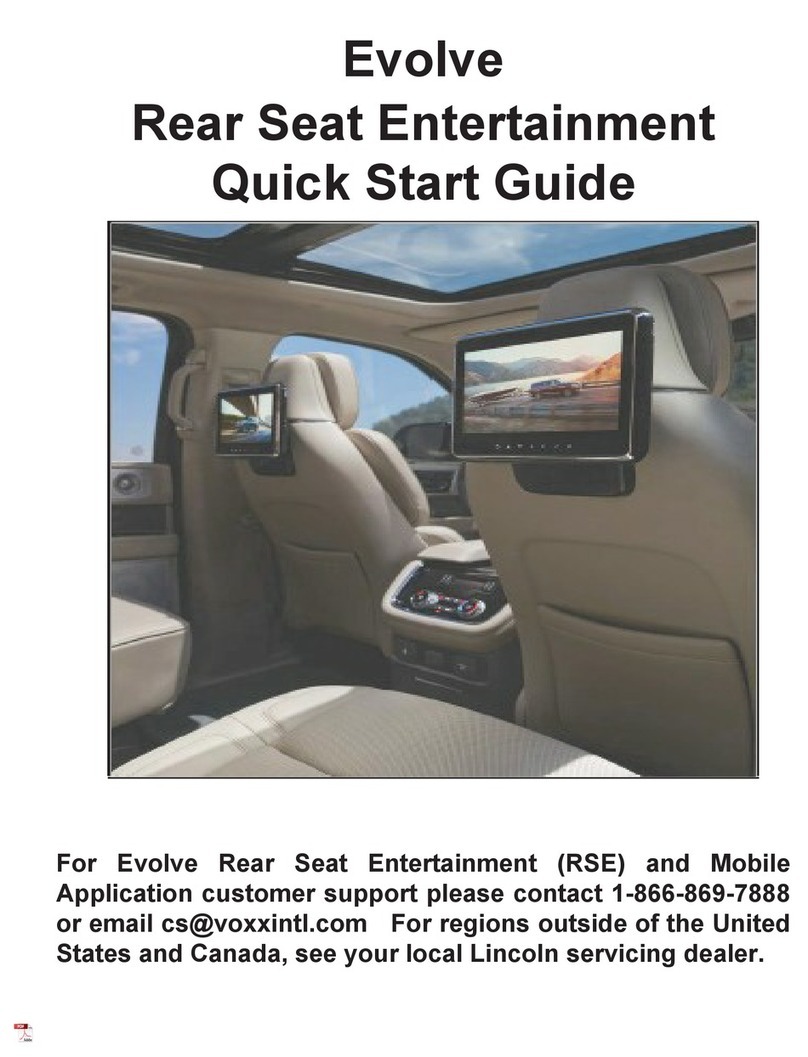 Voxx Evolve RSE User manual