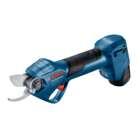 Bosch Professional Pro Pruner User manual