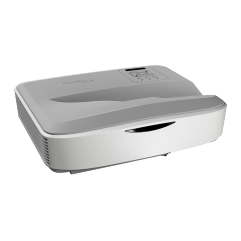 Optoma ZU500USTe User manual Optoma ZU500USTe User manual
