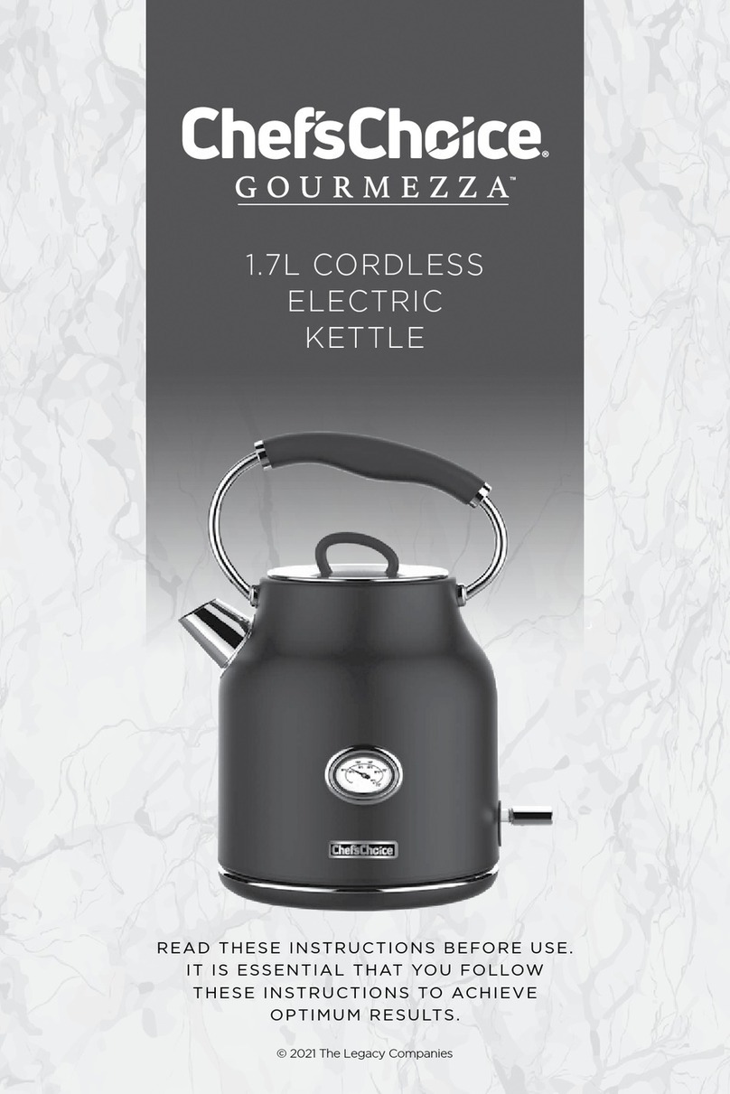 Chef's Choice Gourmezza KTCC17MB13 manual