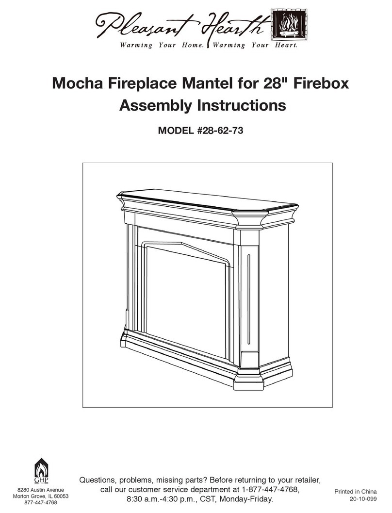 pleasant hearth 28-62-73 Assembly instructions