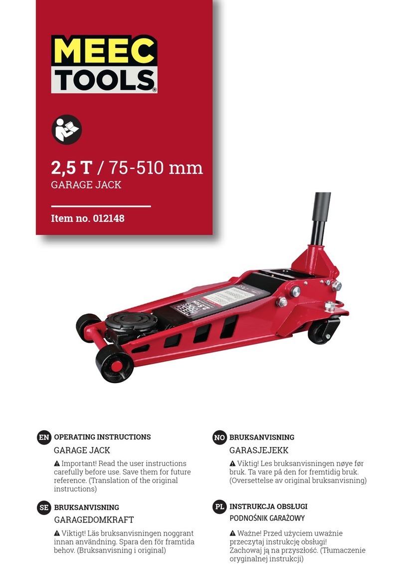 Meec tools 012148 operating instructions