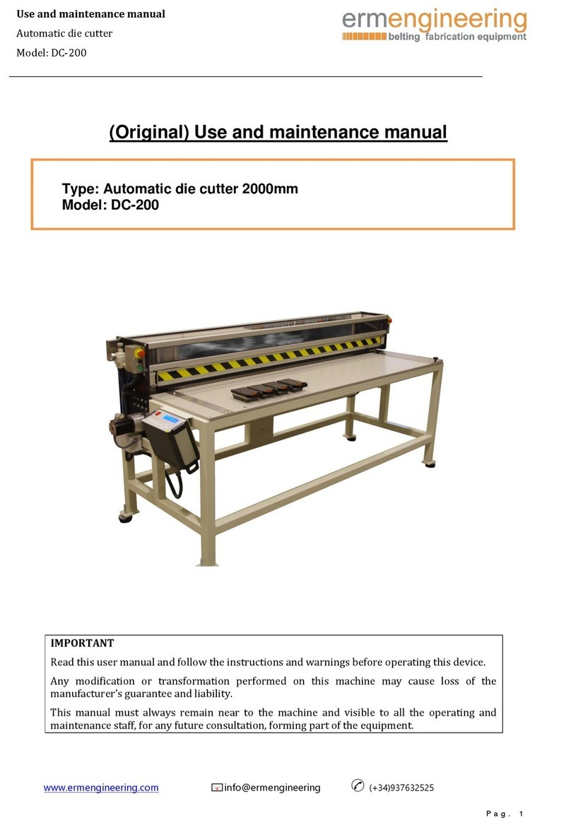 ermengineering DC-200 Use and maintenance manual