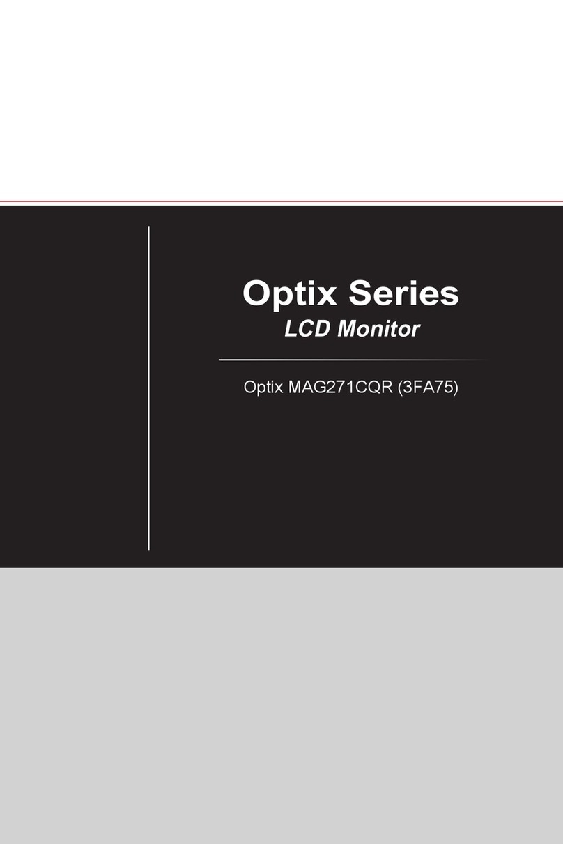 MSI Optix MAG271CQR User manual