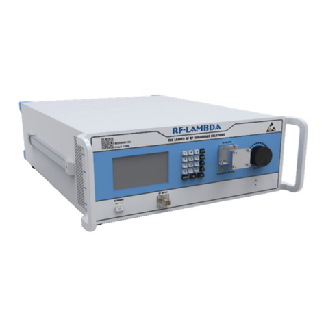 RF-Lambda REMC08G11GE User manual