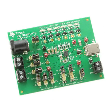 Texas Instruments TPS25810EVM-745 User manual