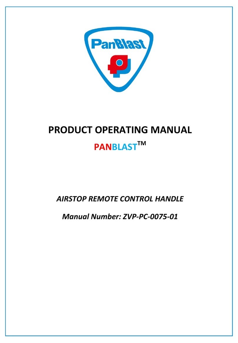 Panblast ZVP-PC-0075-01 Product Operating Manual