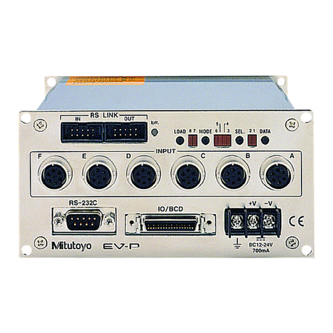 Mitutoyo EV Counter User manual