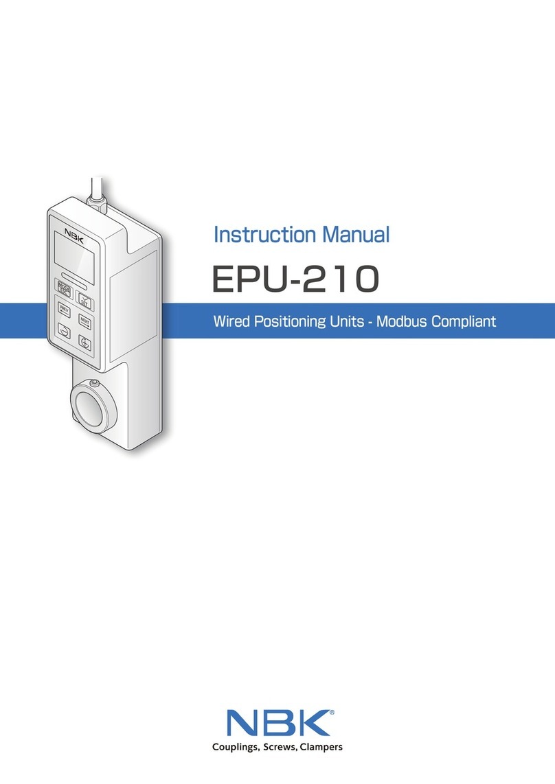 NBK EPU-210 instruction manual