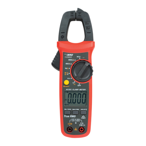 TTI PROFESSIONALS TTICM600V User manual