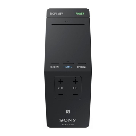 Sony RMF-YD003 User manual Sony RMF-YD003 User manual
