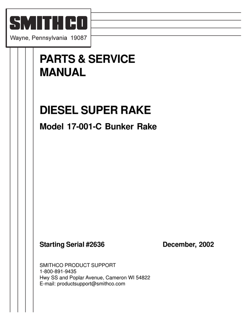 Smithco DIESEL SUPER RAKE User manual Smithco DIESEL SUPER RAKE User manual