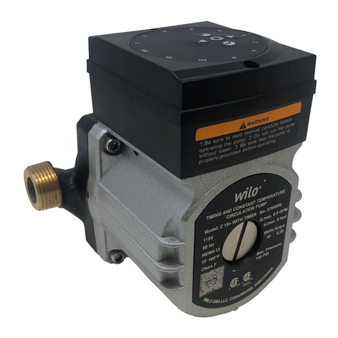 Wilo Z 15+ User manual