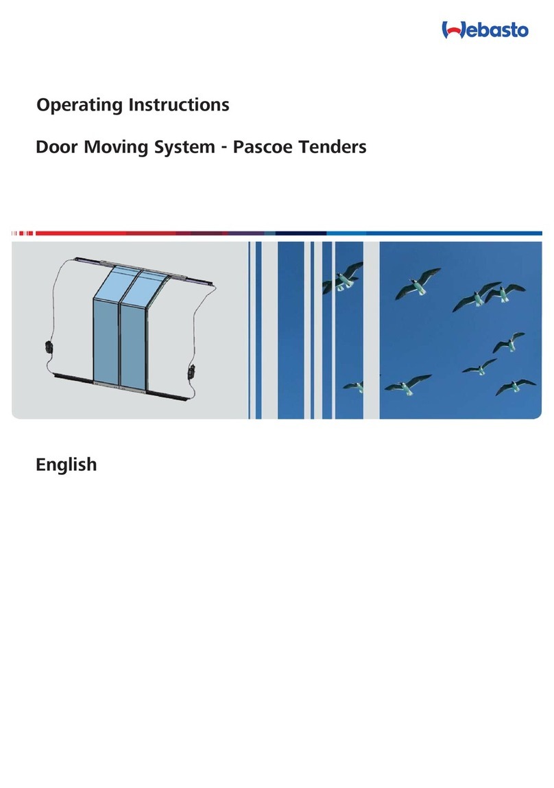 Webasto Pascoe Tenders operating instructions