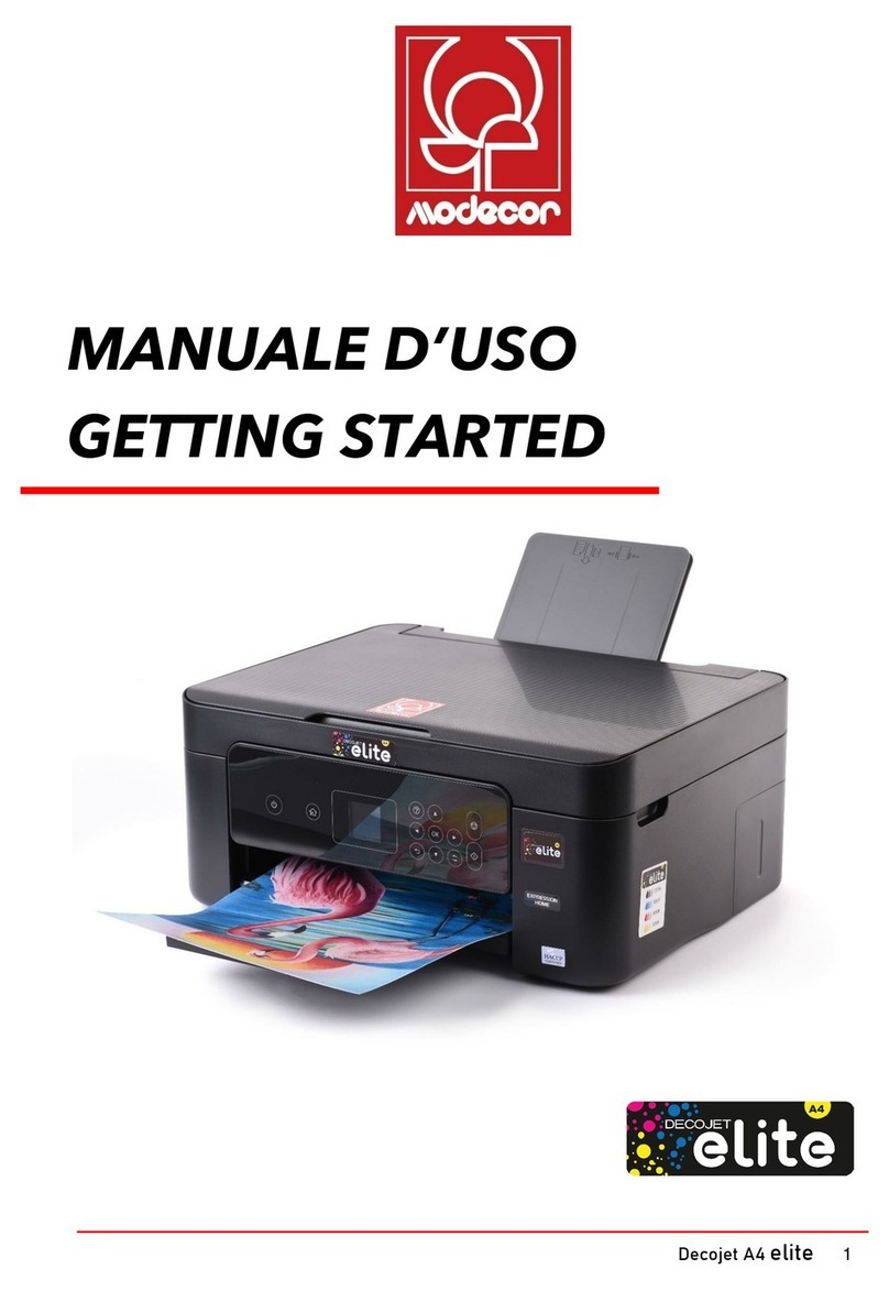 Modecor Decojet A4 elite User manual