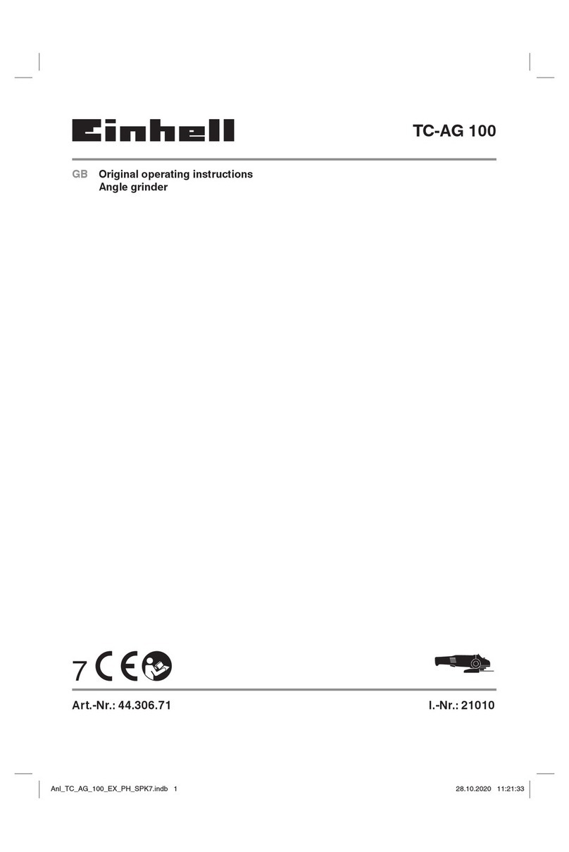 EINHELL TC-AG 100 User manual