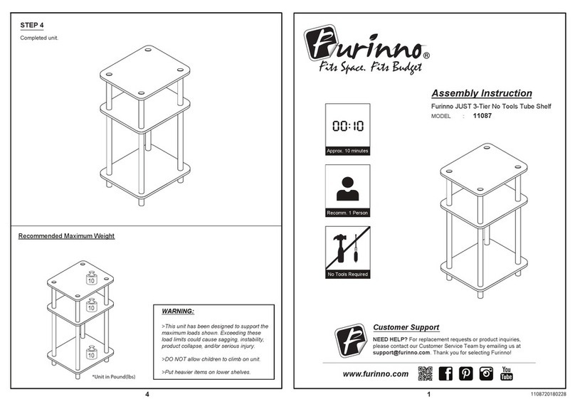 Furinno JUST 11087 Assembly instruction