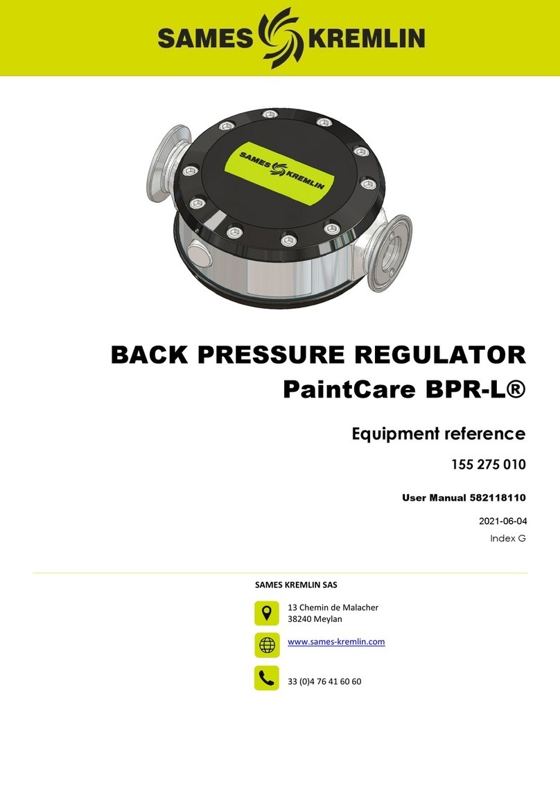SAMES KREMLIN PaintCare BPR-L user manual
