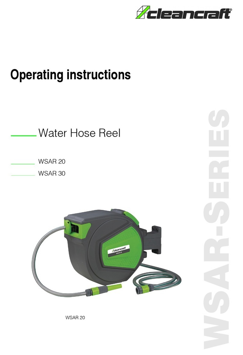 CleanCraft WSAR 20 operating instructions