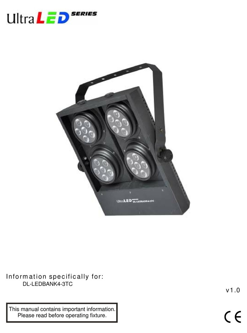 Techni-Lux DL-LEDBANK4-3TC User manual