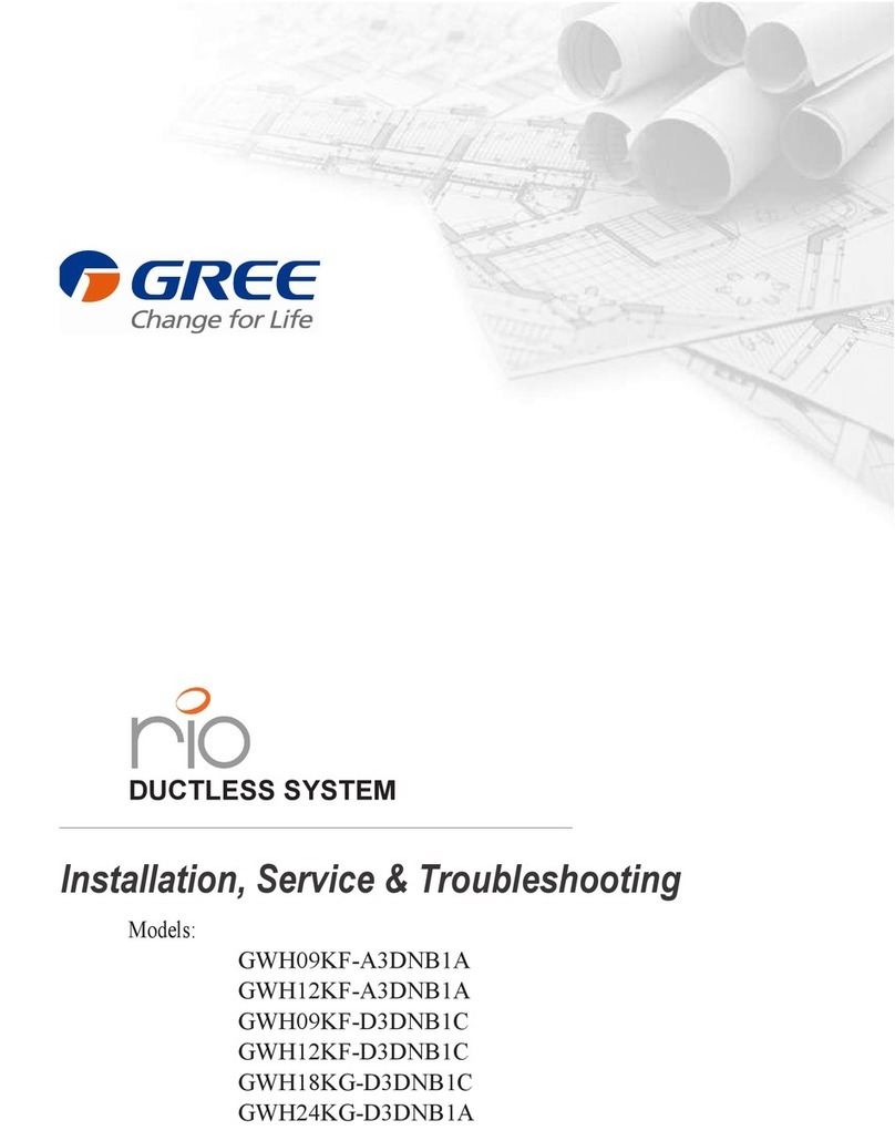 Gree GWH12KF-A3DNB1A Manual