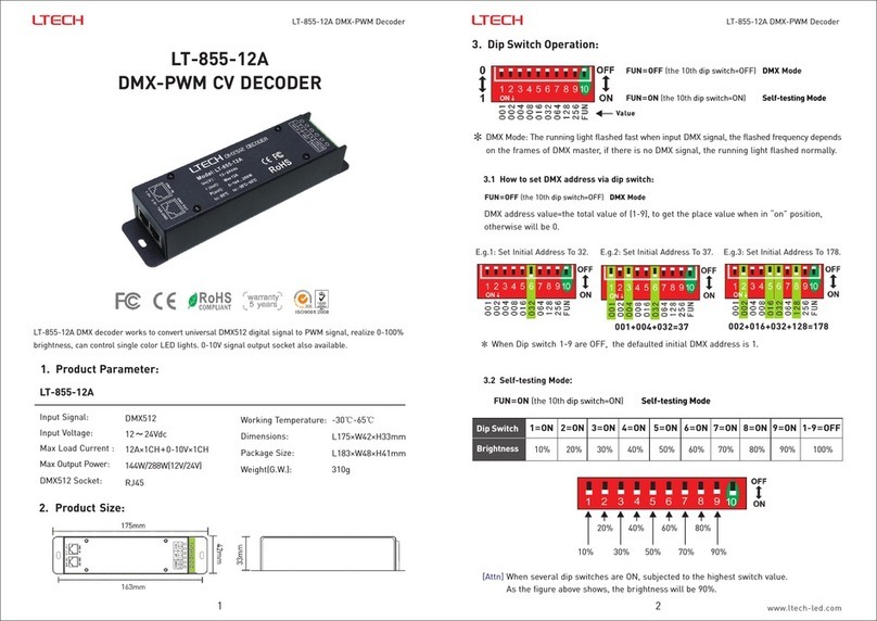 Ltech LT-855-12A User manual