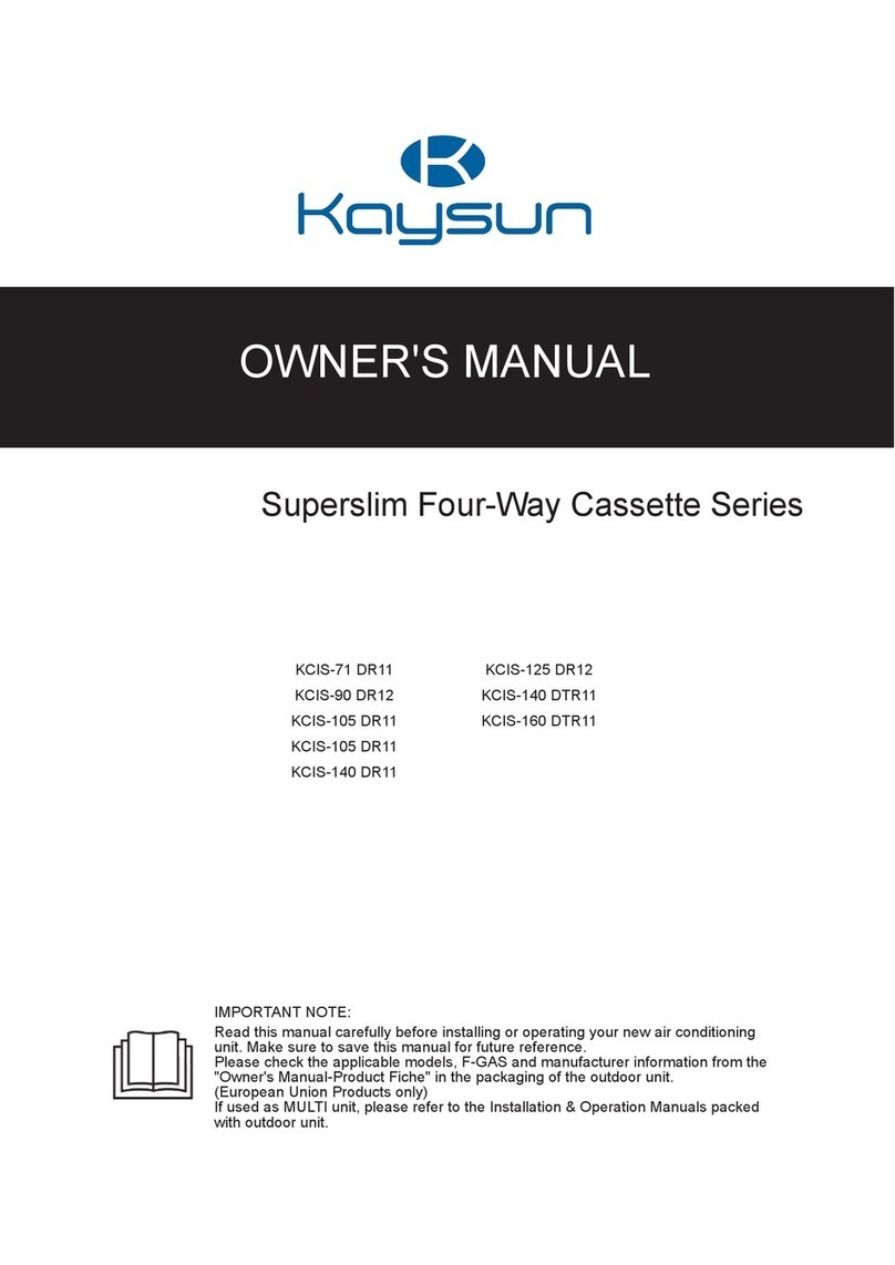 Kaysun KCIS-71 DR11 User manual