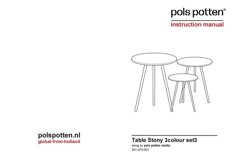 pols potten Stony 241-070-001 instruction manual