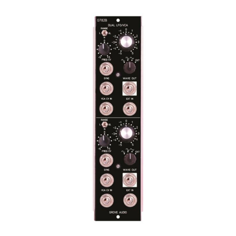 Grove Audio GMS-782b DUAL LFO/VCA Preliminary operation manual