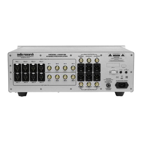 Audio Research LS28SE User manual Audio Research LS28SE User manual