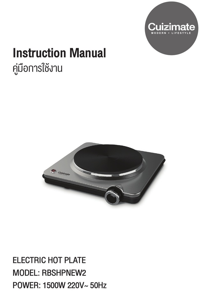 Cuizimate RBSHPNEW2 instruction manual