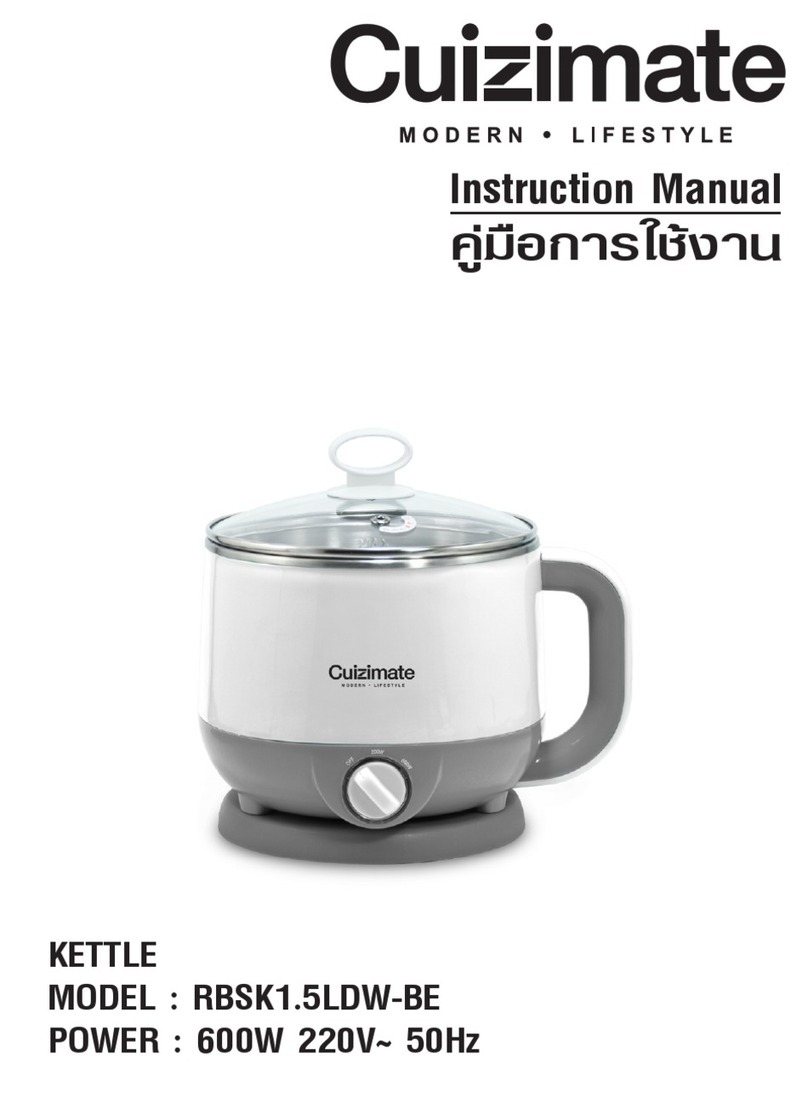 Cuizimate RBSK1.5LDW-BE instruction manual