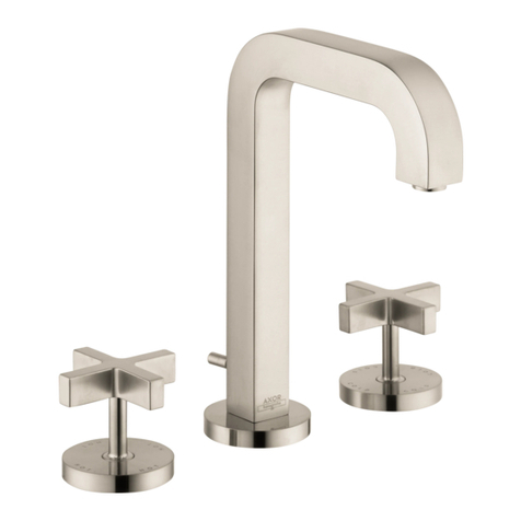Hans Grohe Axor Citterio 39133 1 Series Installation guide
