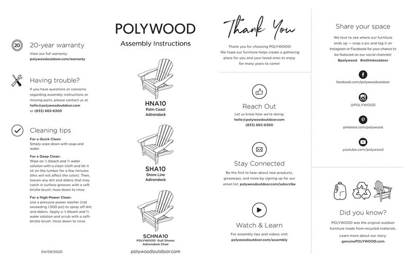 Polywood HNA10 User manual
