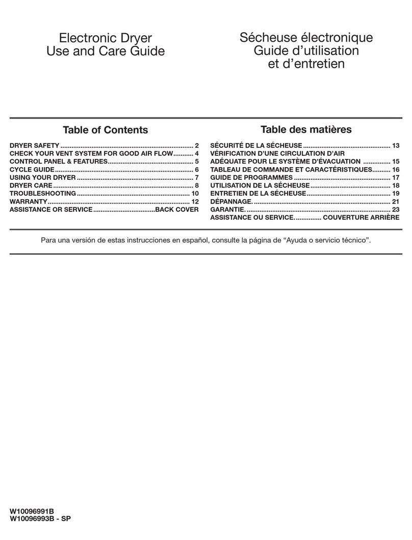 Whirlpool W10096991B user manual