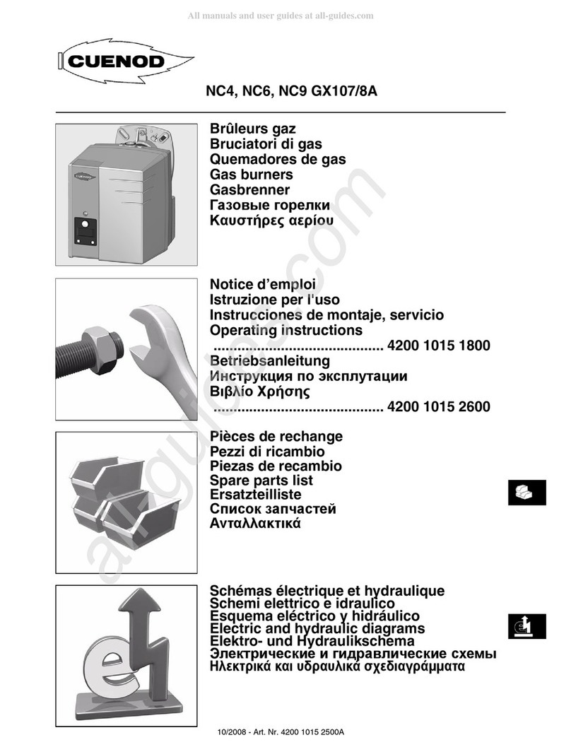 Cuenod NC4 GX107/8A operating instructions