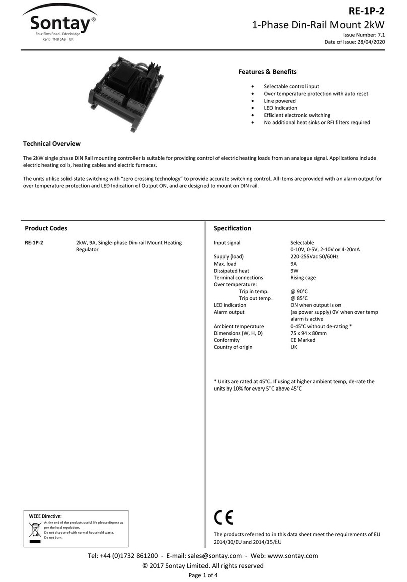 Sontay RE-1P-2 manual